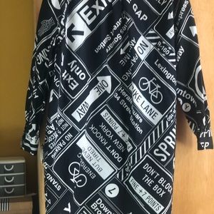 Dkny Dresses - DKNY cotton poplin covered button shirt Dkny Dresses - DKNY cotton poplin covered button shirt
